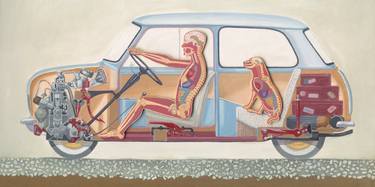 Print of Conceptual Automobile Printmaking by John Ross