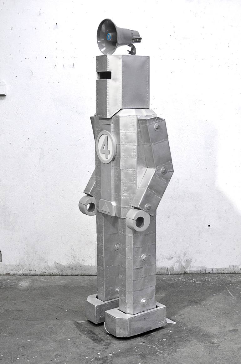 Original Science/Technology Sculpture by John Ross
