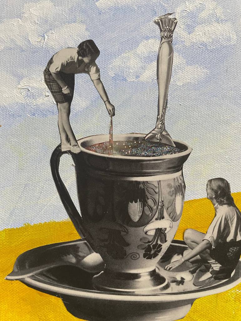 Original Surrealism Food & Drink Mixed Media by Maya Land