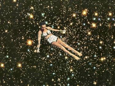 Original Outer Space Collage by Maya Land