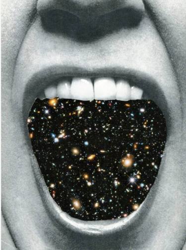 Original Outer Space Collage by Maya Land