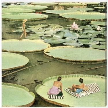 Waterlilies square canvas thumb