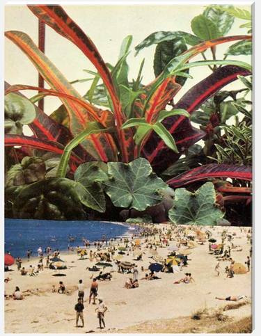 Original Conceptual Beach Collage by Maya Land