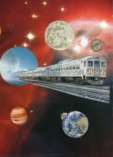 Train travel original collage thumb