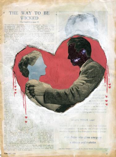 Love is here Original Collage thumb