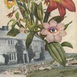 Garden house original collage by Maya Land