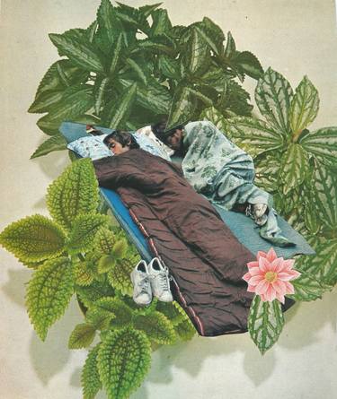 Print of Conceptual Botanic Collage by Maya Land