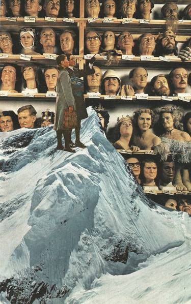 Print of Conceptual Portrait Collage by Maya Land