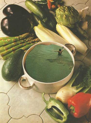 Original Conceptual Food Collage by Maya Land