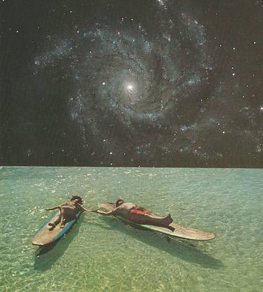 Original Conceptual Seascape Collage by Maya Land