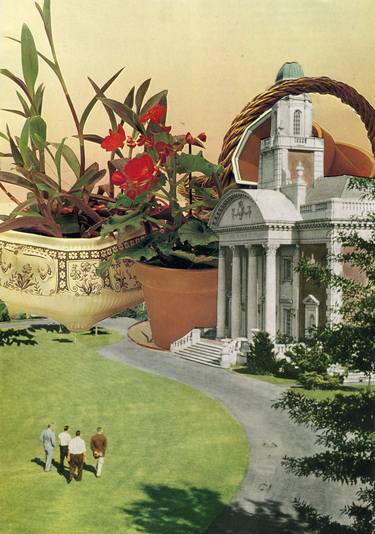Original Pop Art Botanic Collage by Maya Land