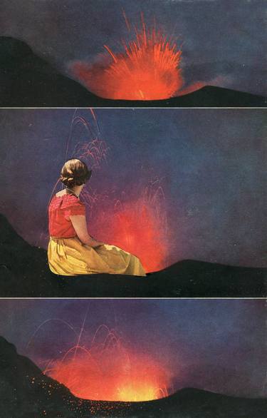 Print of Dada Nature Collage by Maya Land