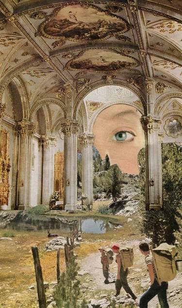 Print of Surrealism Architecture Collage by Maya Land