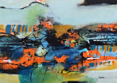 Original Abstract Paintings by Michal Takacs