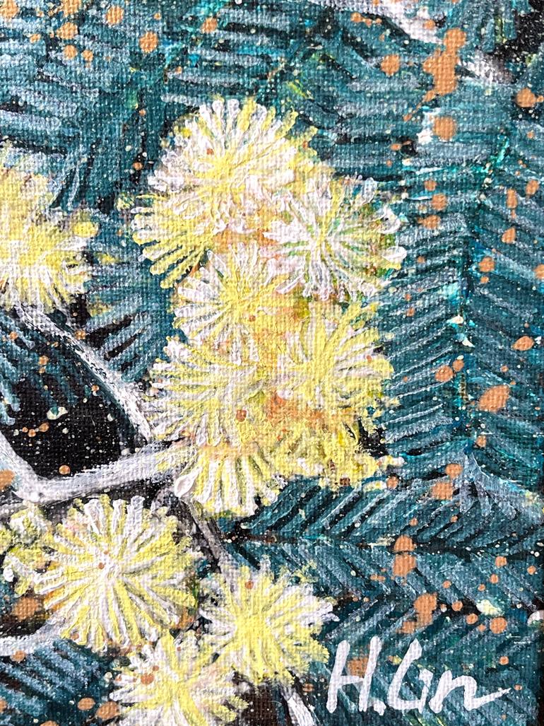 Original Abstract Still Life Painting by Hsin Lin