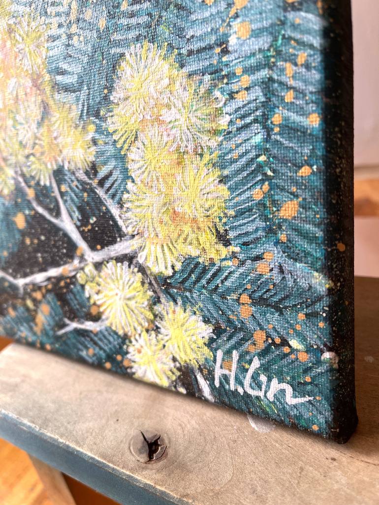 Original Abstract Still Life Painting by Hsin Lin