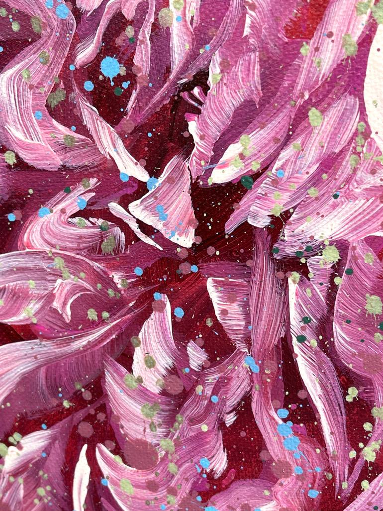Original Abstract Expressionism Still Life Painting by Hsin Lin