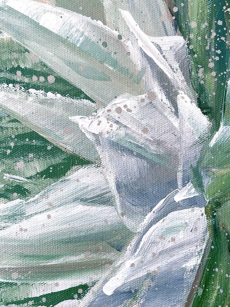 Original Abstract Expressionism Still Life Painting by Hsin Lin