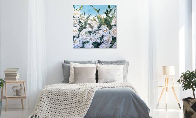 Original Abstract Expressionism Still Life Painting by Hsin Lin