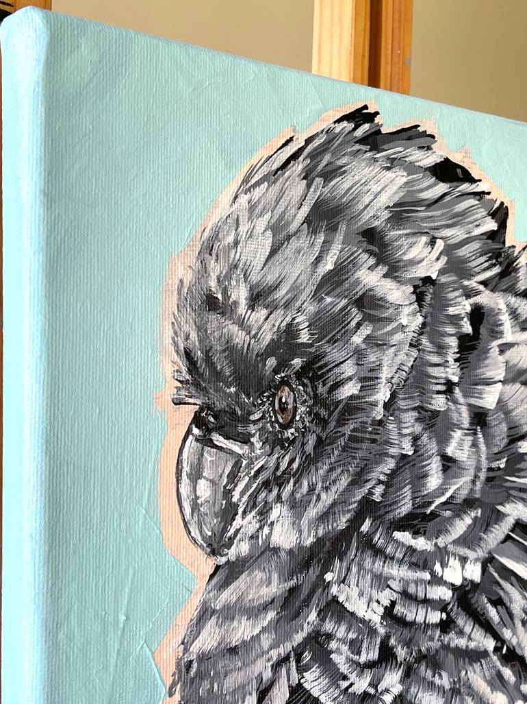 Original Abstract Expressionism Animal Painting by Hsin Lin