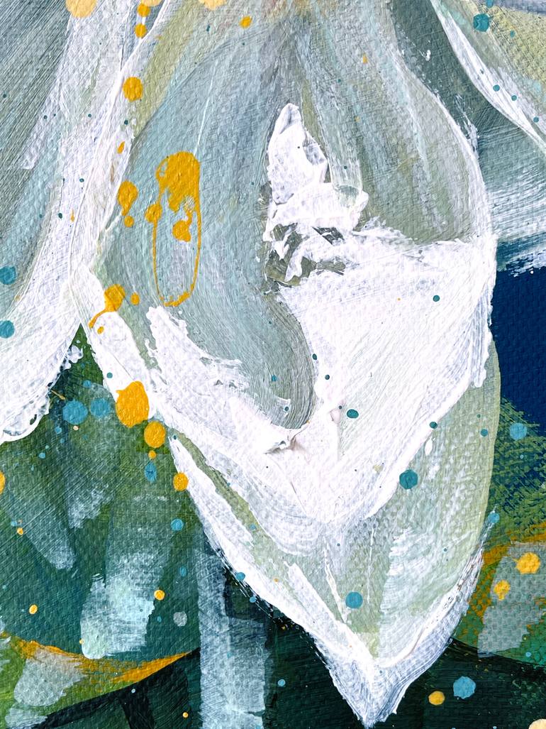 Original Abstract Expressionism Still Life Painting by Hsin Lin