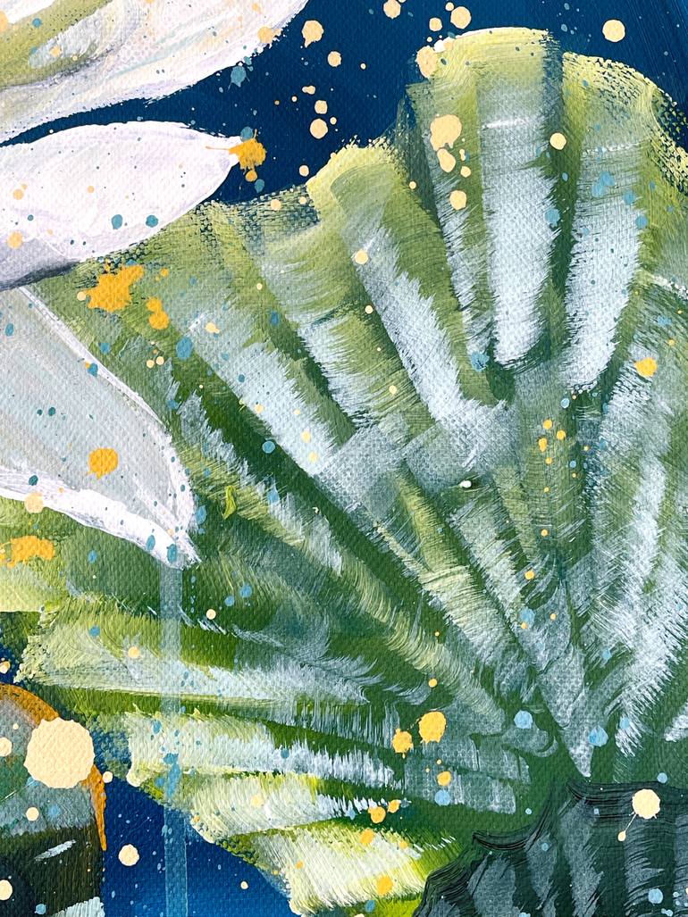 Original Abstract Expressionism Still Life Painting by Hsin Lin