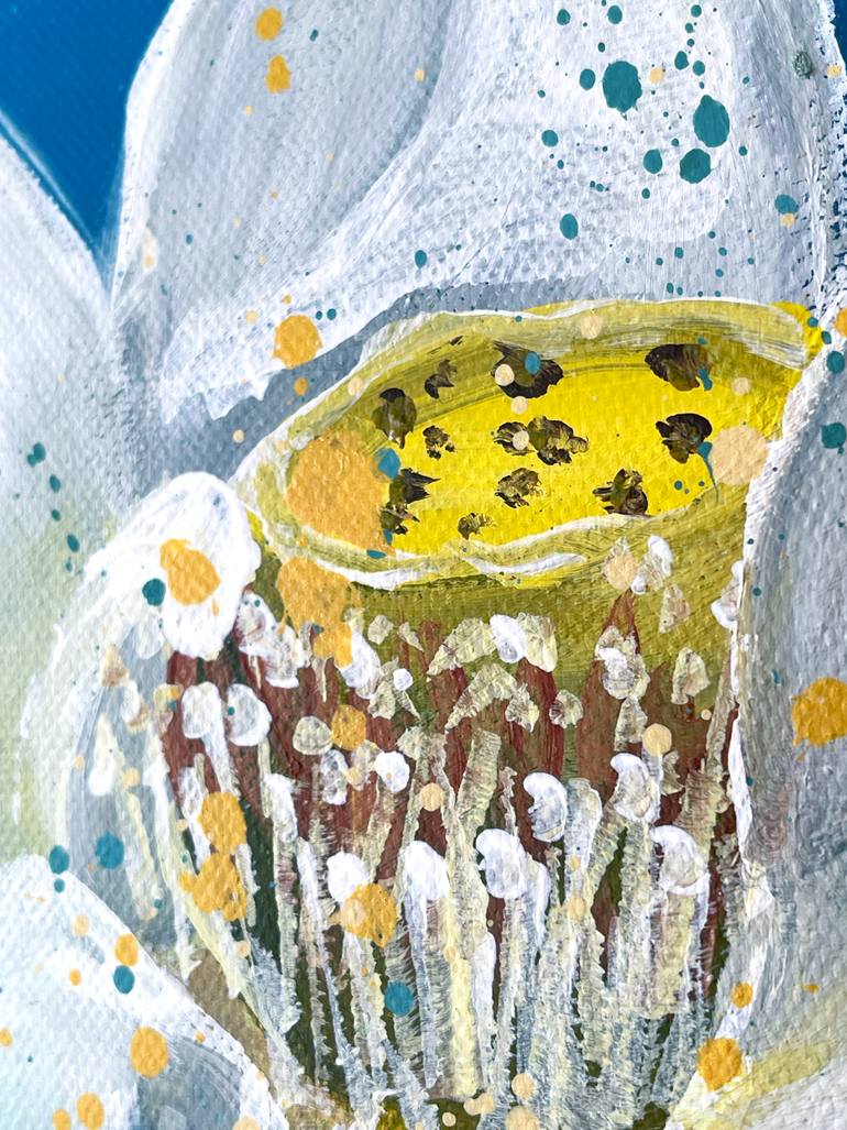 Original Abstract Expressionism Still Life Painting by Hsin Lin