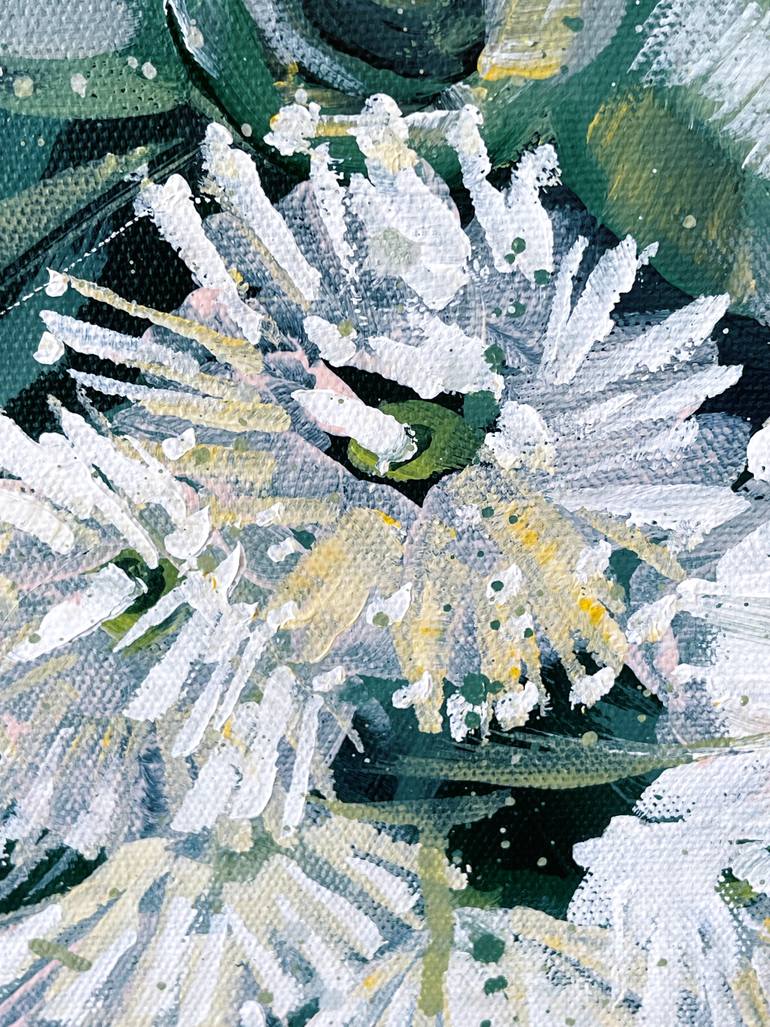 Original Abstract Expressionism Still Life Painting by Hsin Lin