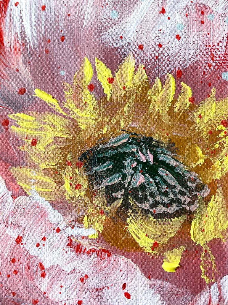 Original Abstract Expressionism Abstract Painting by Hsin Lin