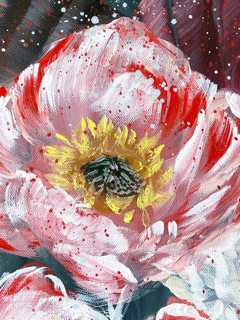 Original Abstract Expressionism Abstract Painting by Hsin Lin