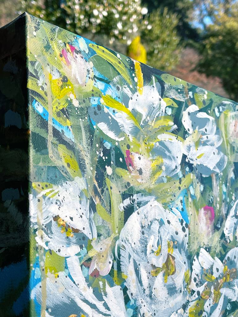 Original Abstract Still Life Painting by Hsin Lin