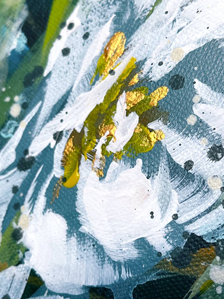 Original Abstract Still Life Painting by Hsin Lin