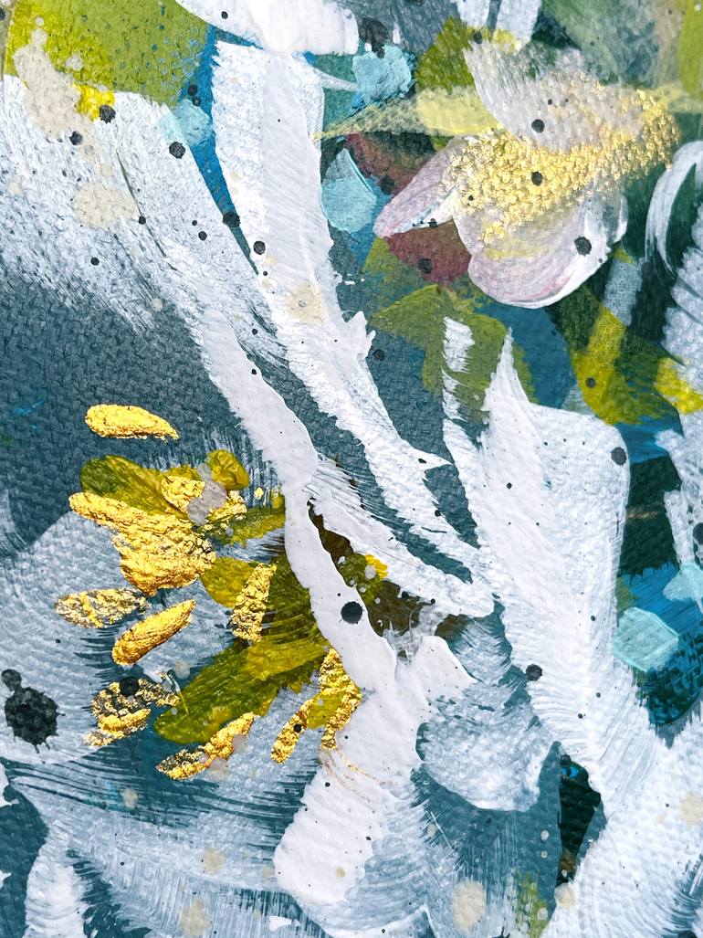 Original Abstract Still Life Painting by Hsin Lin