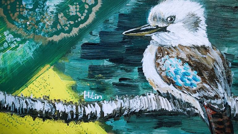 Original Modernism Animal Painting by Hsin Lin