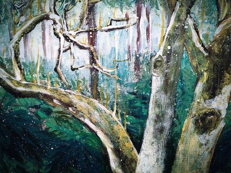 Original Fine Art Nature Painting by Hsin Lin