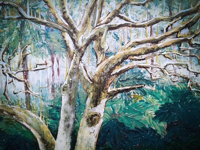 Original Fine Art Nature Painting by Hsin Lin