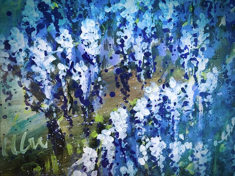 Original Floral Painting by HSIN LIN