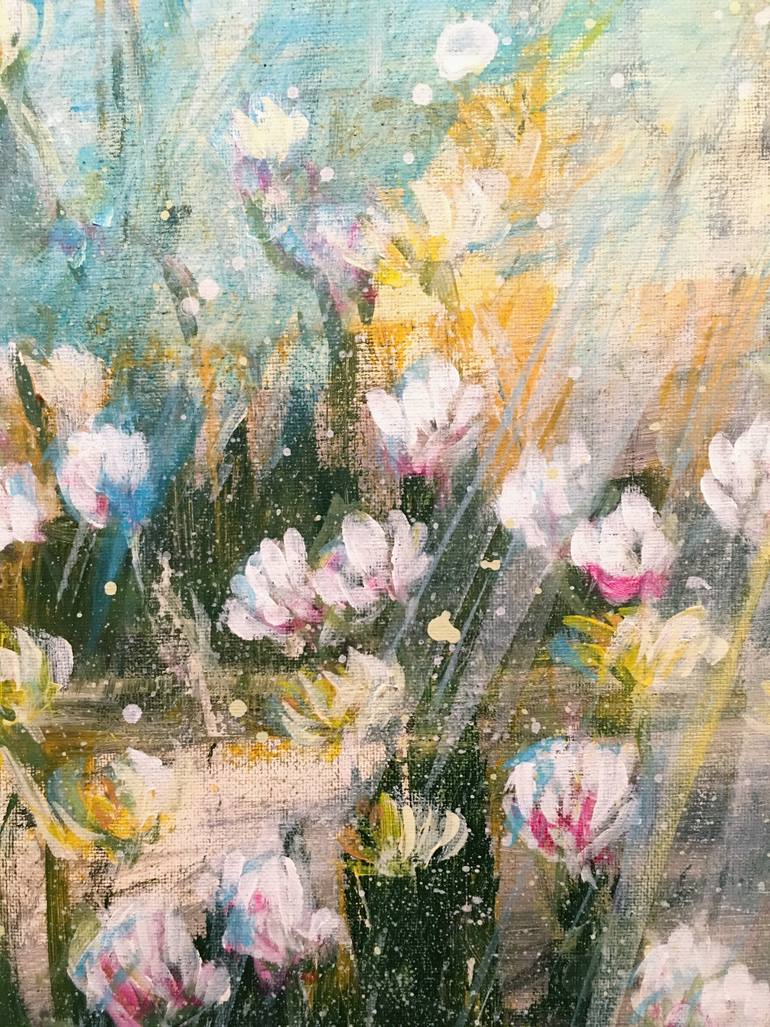 Original Abstract Expressionism Abstract Painting by Hsin Lin