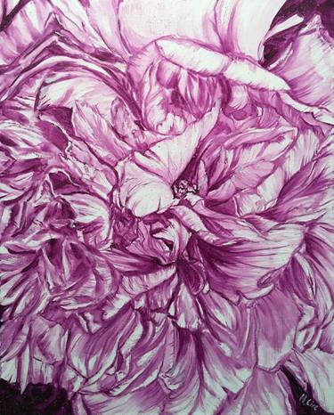 Original Fine Art Floral Paintings by HSIN LIN