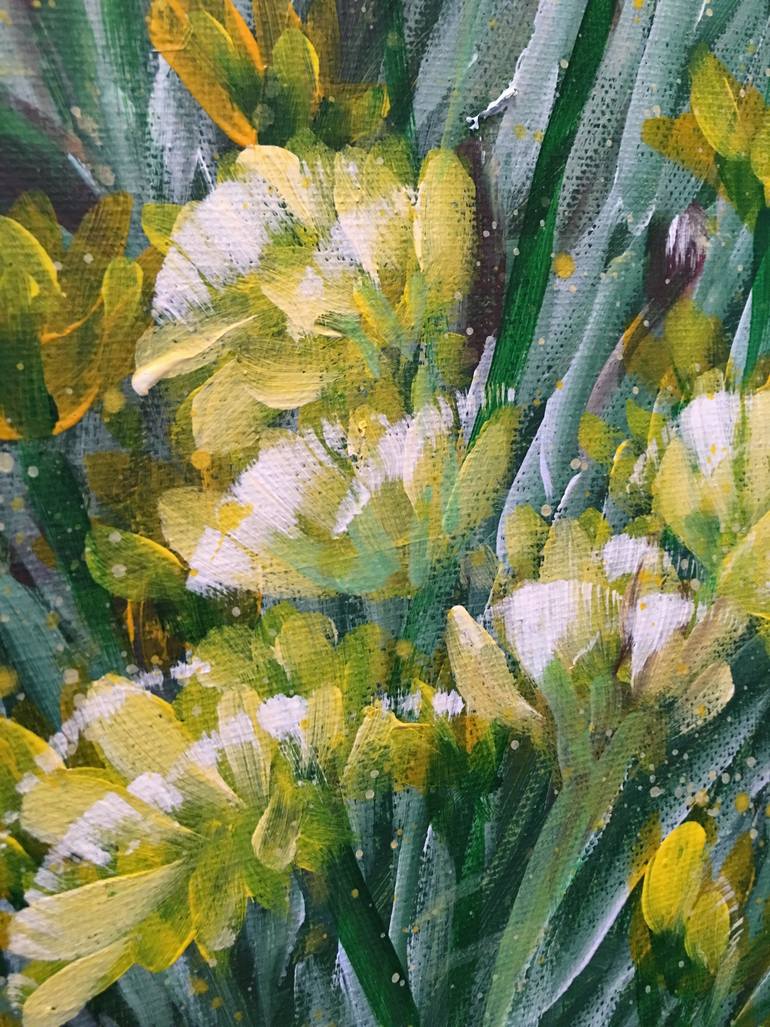 Original Abstract Still Life Painting by Hsin Lin