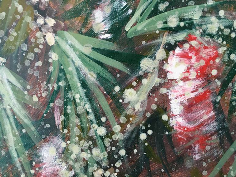 Original Modernism Floral Painting by Hsin Lin