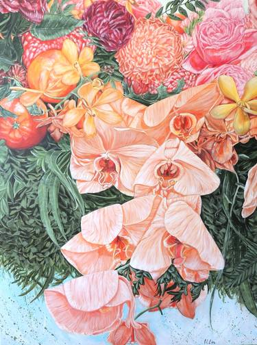 A LIFE TIME JOURNEY - Orchids, Oranges And Chrysanthemums - Limited Edition of 100 thumb