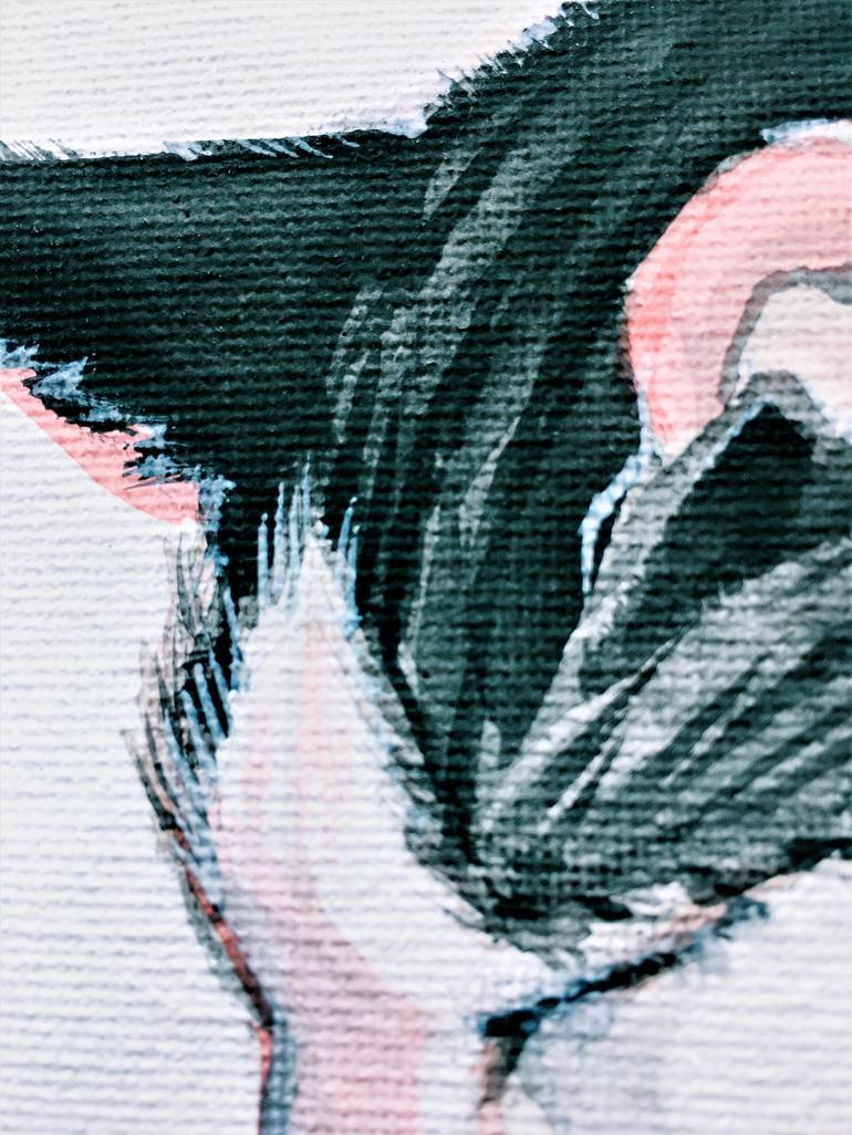 Original Fine Art Animal Painting by Hsin Lin