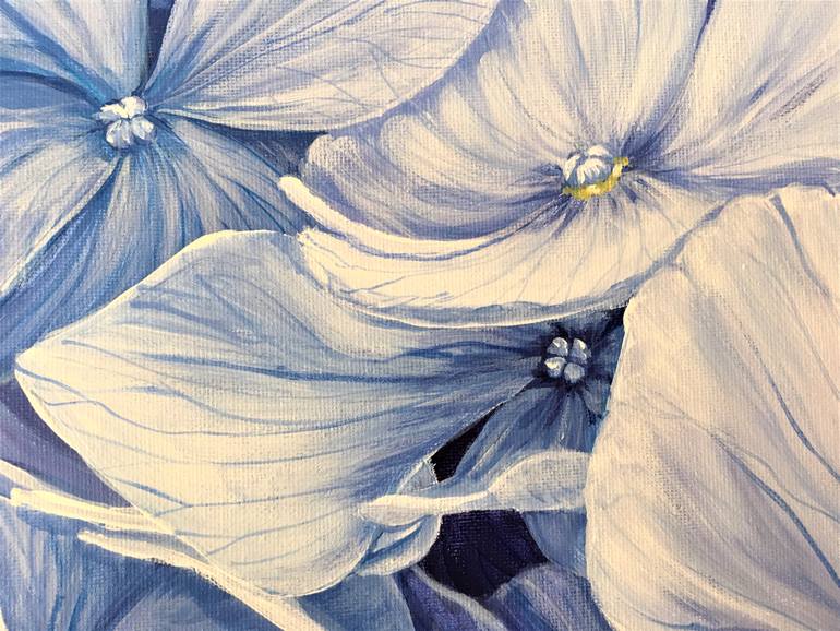 Original Modernism Floral Painting by Hsin Lin