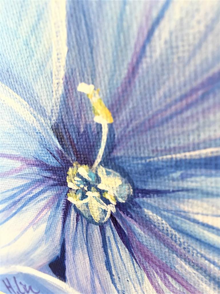 Original Modernism Floral Painting by Hsin Lin