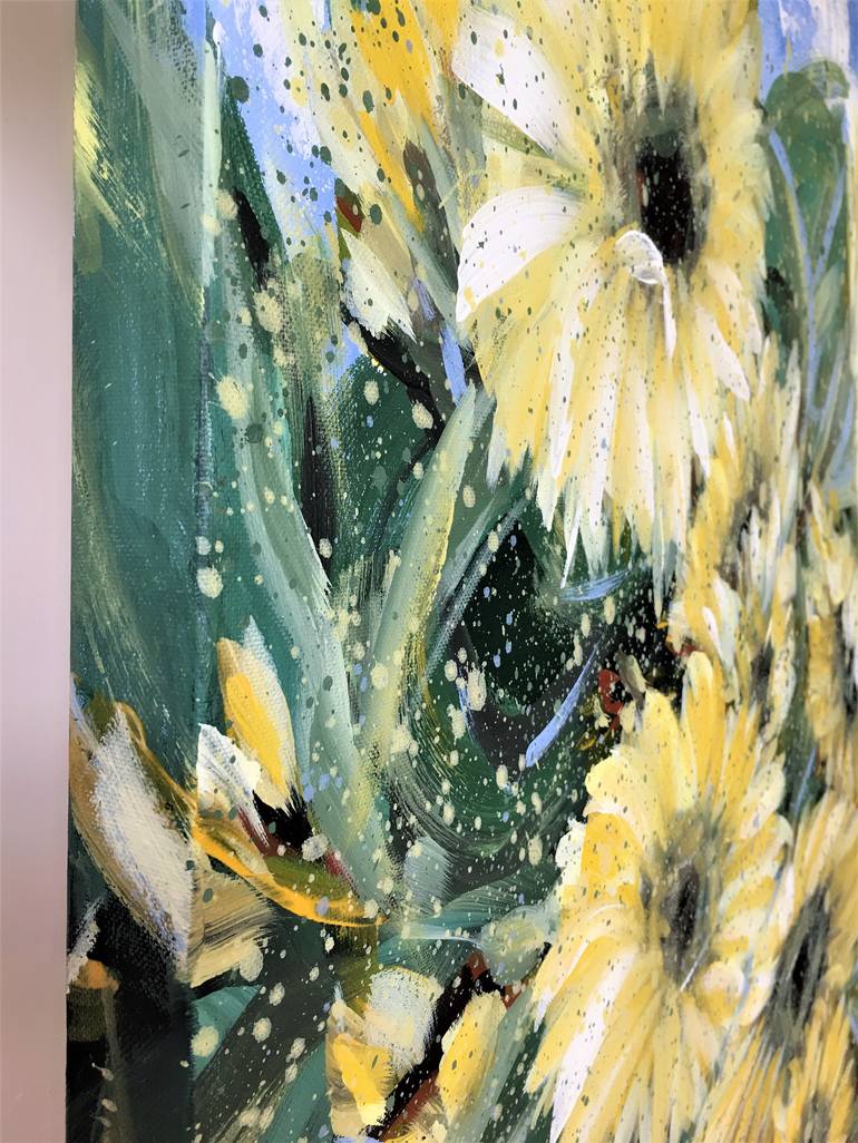 Original Abstract Still Life Painting by Hsin Lin