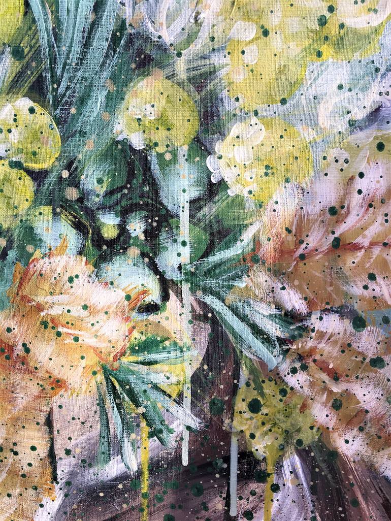 Original Abstract Expressionism Abstract Painting by Hsin Lin