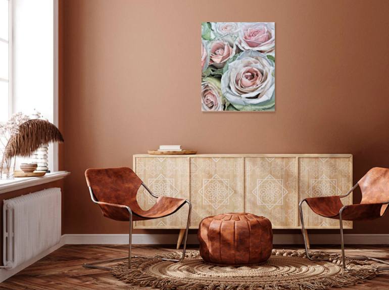 Original Modernism Still Life Painting by Hsin Lin