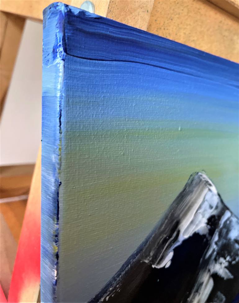 Original Abstract Landscape Painting by Hsin Lin