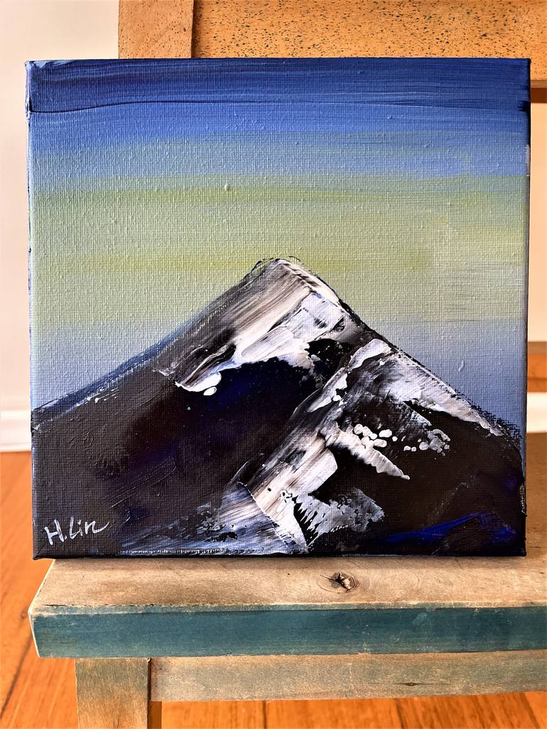 Original Abstract Landscape Painting by Hsin Lin